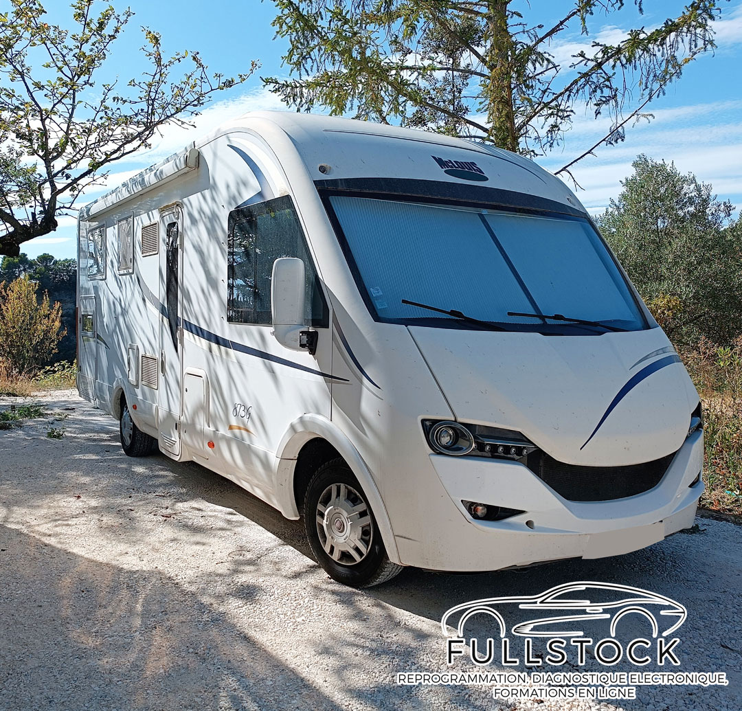 Camping car avec une panne étrange