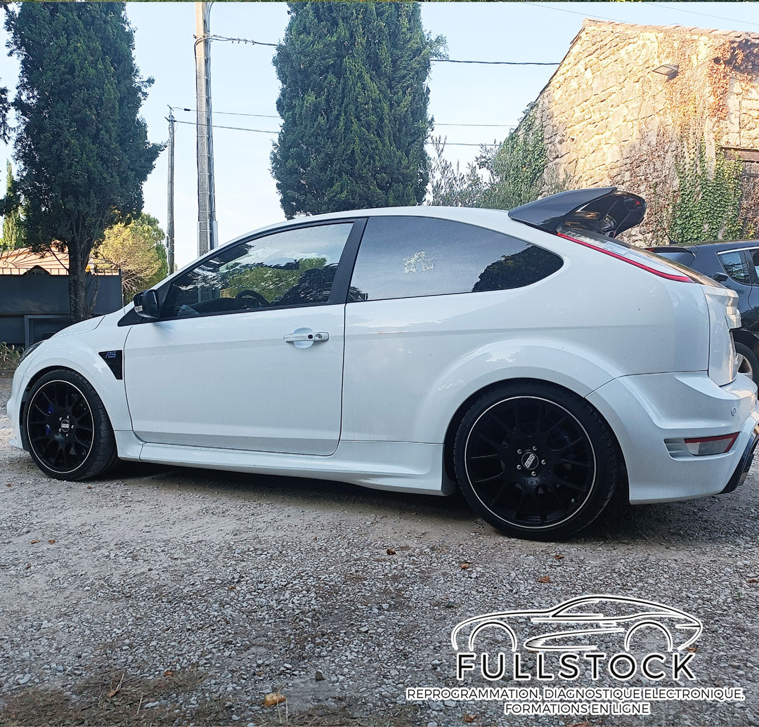 Ford Focus RS MK2 305ch en Stage 2+ ethanol E85